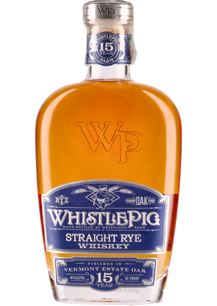 Whisky Whistle Pig Straight Rye Vermont Estate Oak 15Yo