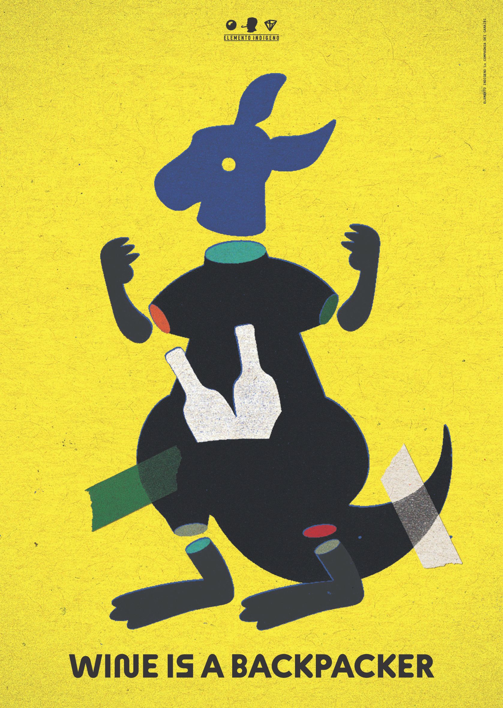 POSTER WINE IS BACKPACKER