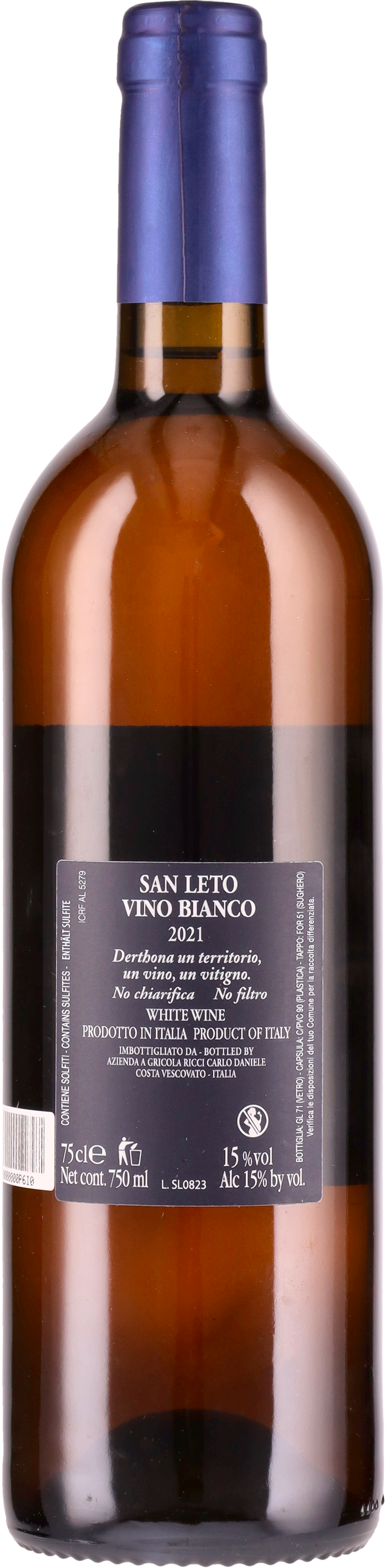 San Leto Colli Tortonesi Timorasso DOC