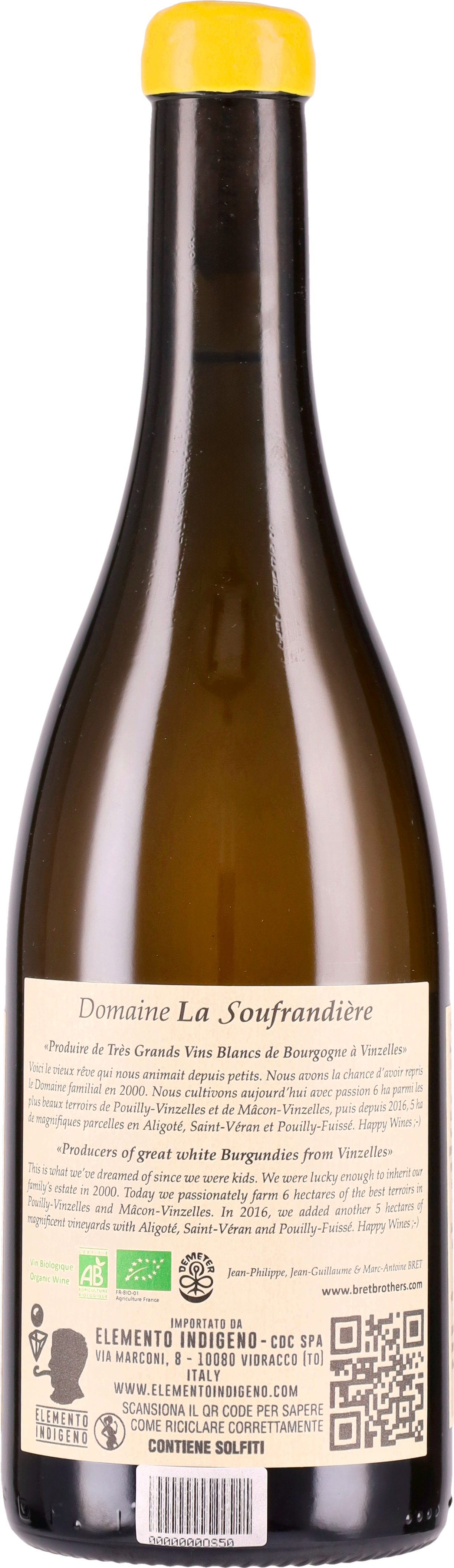 Pouilly Vinzelles Cuvee Zen Chardonnay BIO