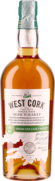 Whisky West Cork Small batch Virgin oak Cask finish Single malt