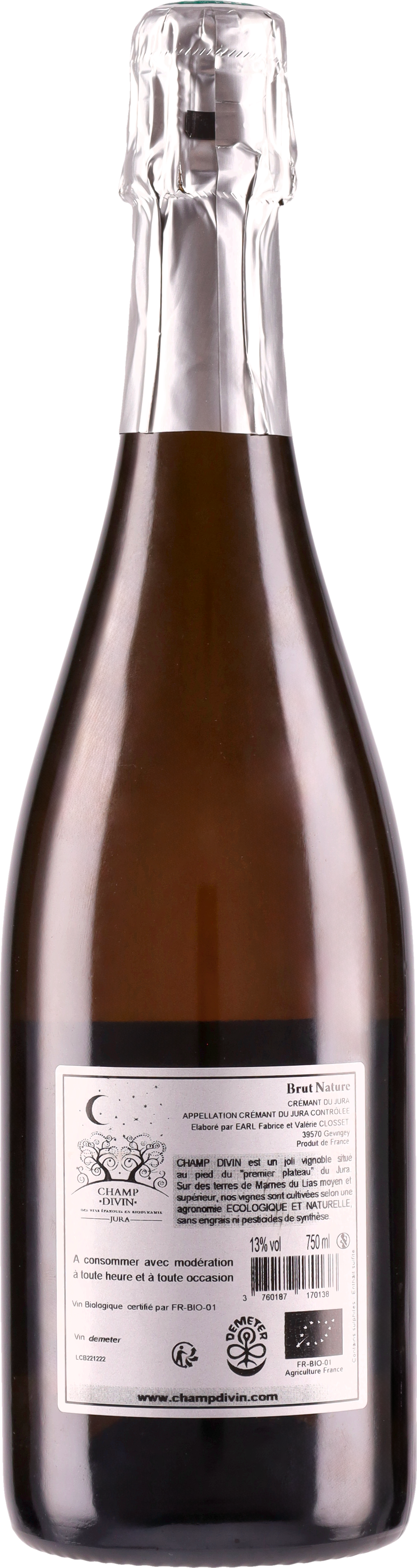 Cremant du Jura Zero Dosage