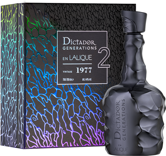 Rum Dictador Generations en lalique 2 1977