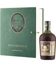 Rum Diplomatico Reserva Esclusiva Book Gift Pack con Sottobicchiere