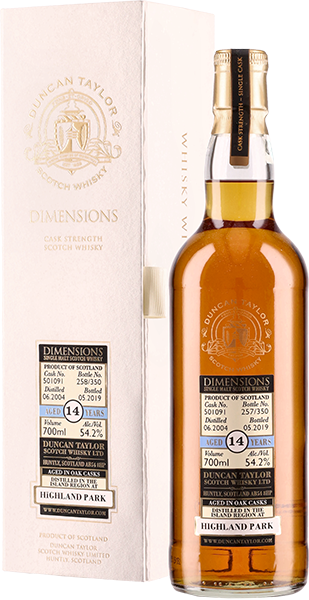 Whisky Duncan Taylor Dimensions Highland Park American Oak 14 Yo 2004