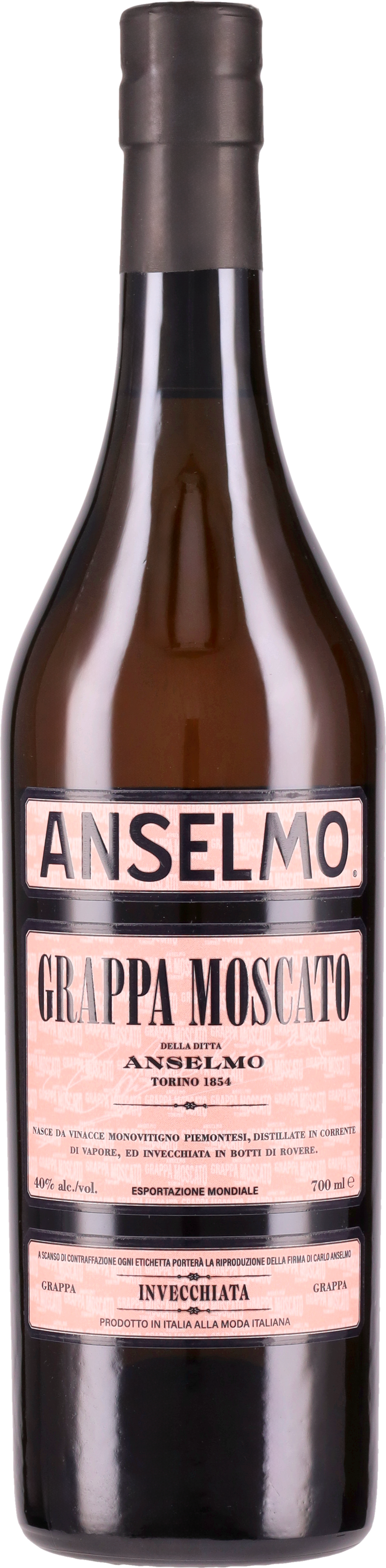 Anselmo Grappa di Moscato Invecchiata