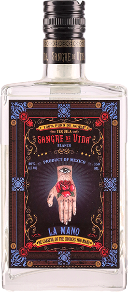 Sangre de Vida Loteria La Mano Blanco Tequila