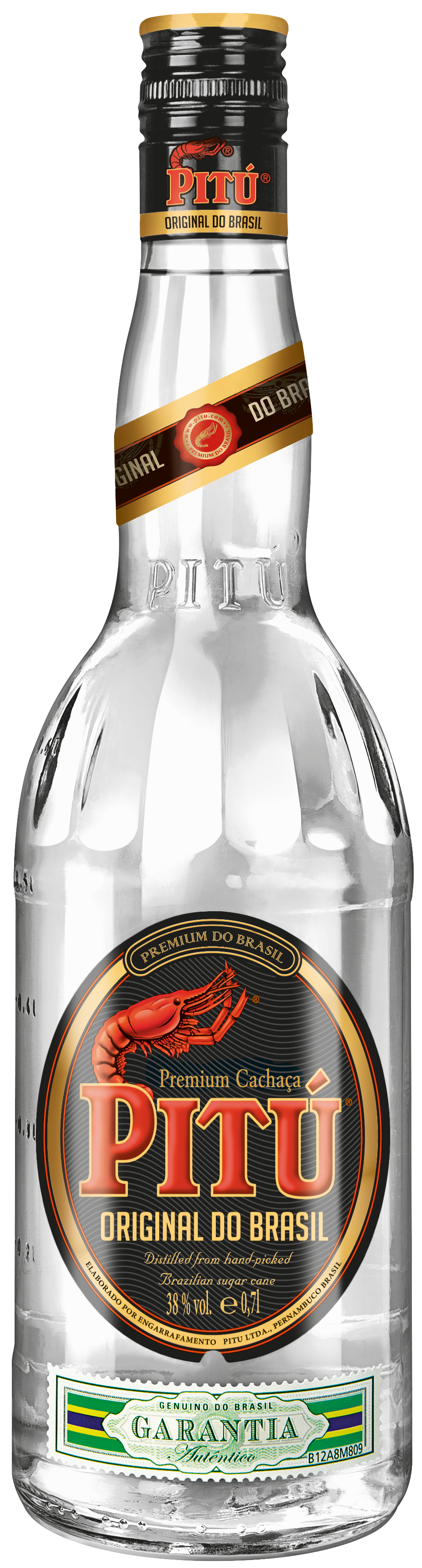 Cachaca Pitu Premium Do Brasil Pouring