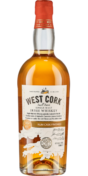 Whisky West Cork Small Batch Rum Cask Finish