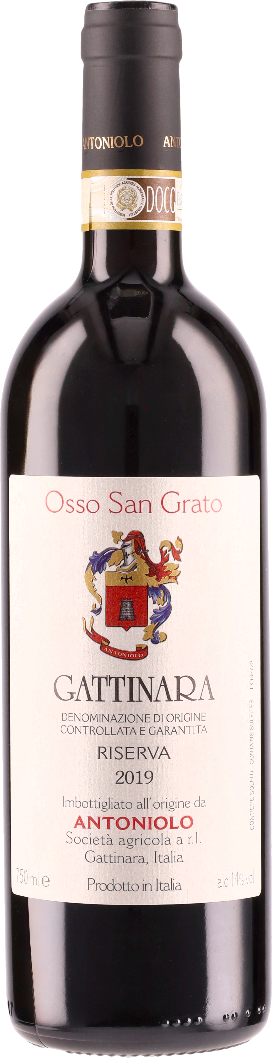 Gattinara DOCG Riserva Osso San Grato 2019