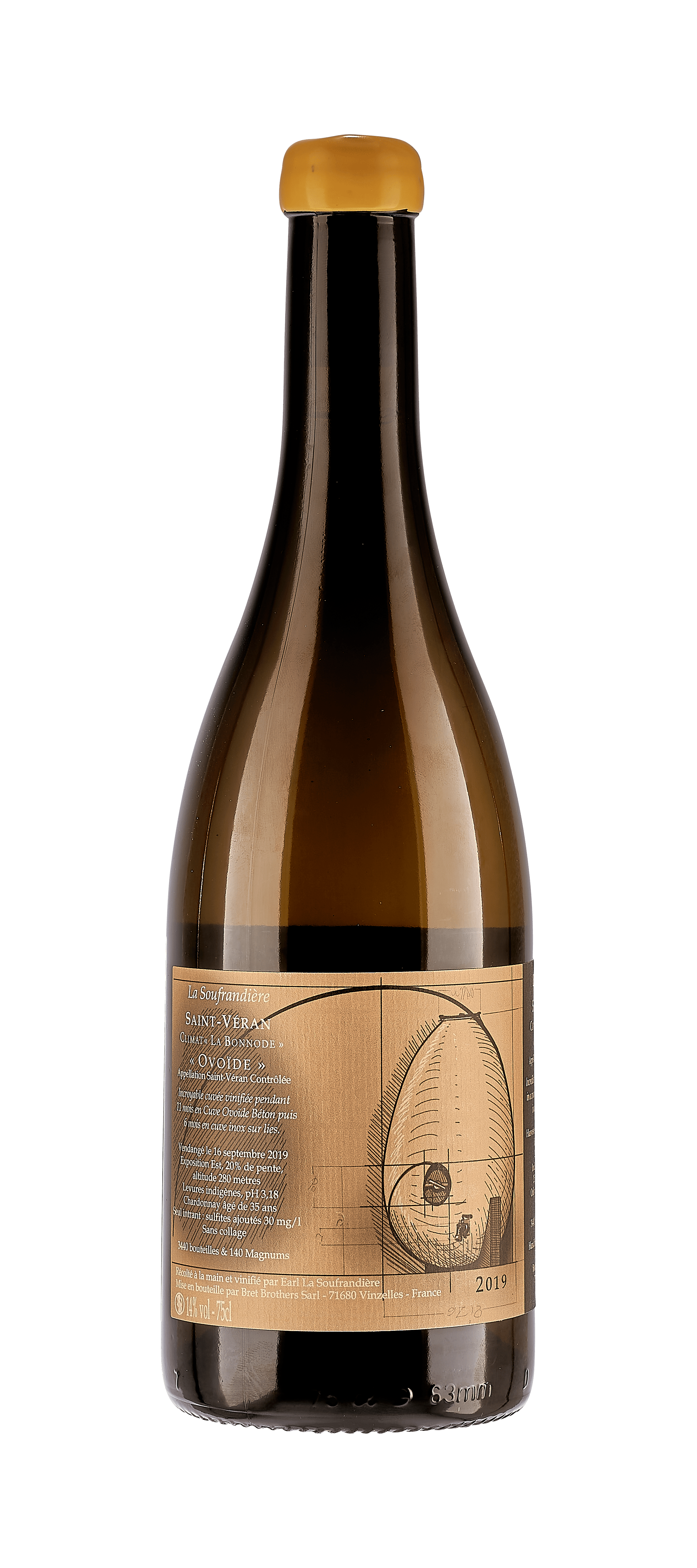 Saint Veran climat "La Bonnode" cuvee ovoide BIO