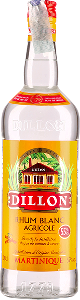 Rum Dillon Blanc Pouring