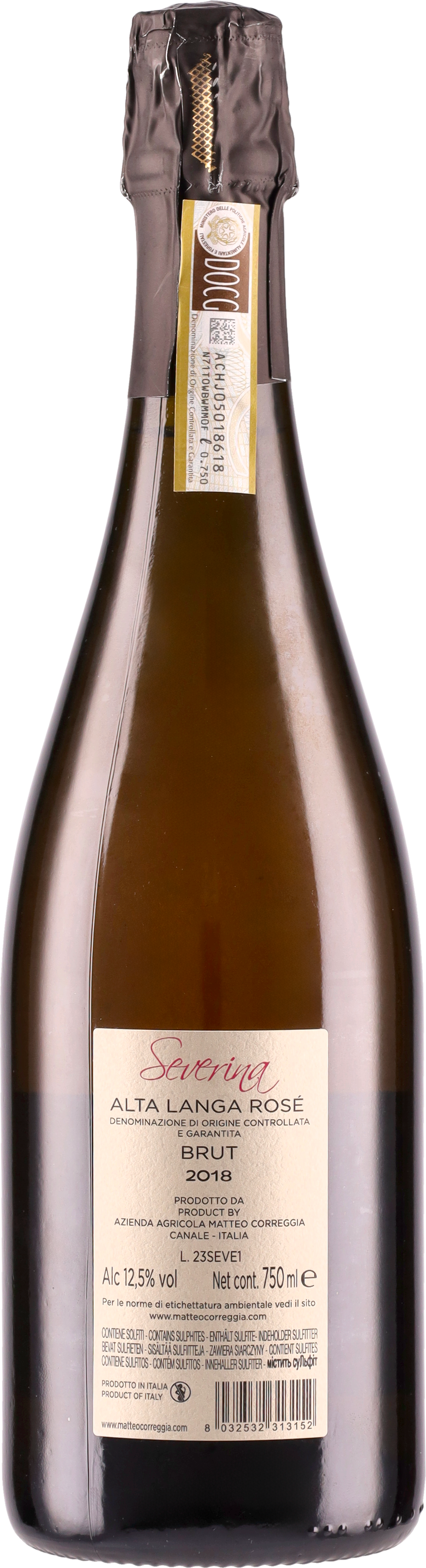 Alta Langa DOCG Extra Brut Rosé Severina