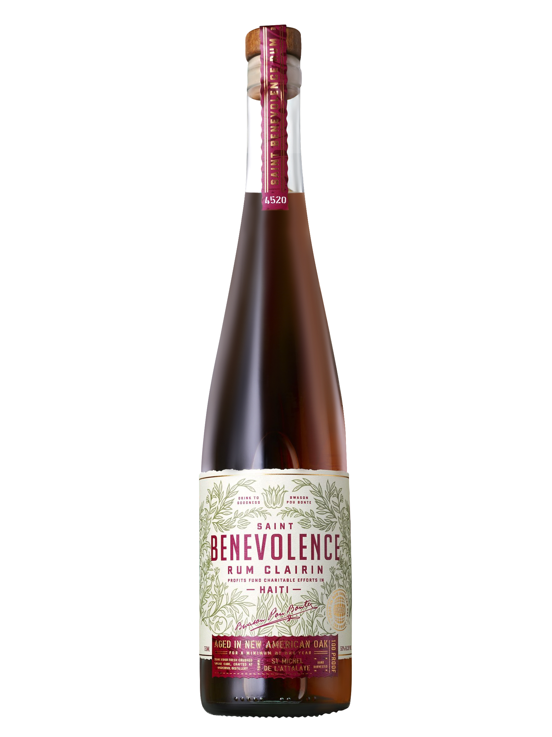 Rum Saint Benevolence Aged Clairin