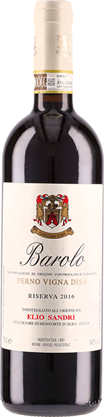 Barolo DOCG Riserva Perno Vigna Disa 2016