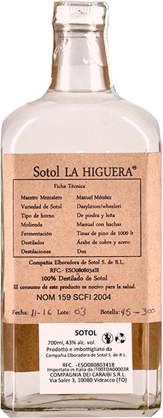 Sotol la Higuera Agave Silvestre