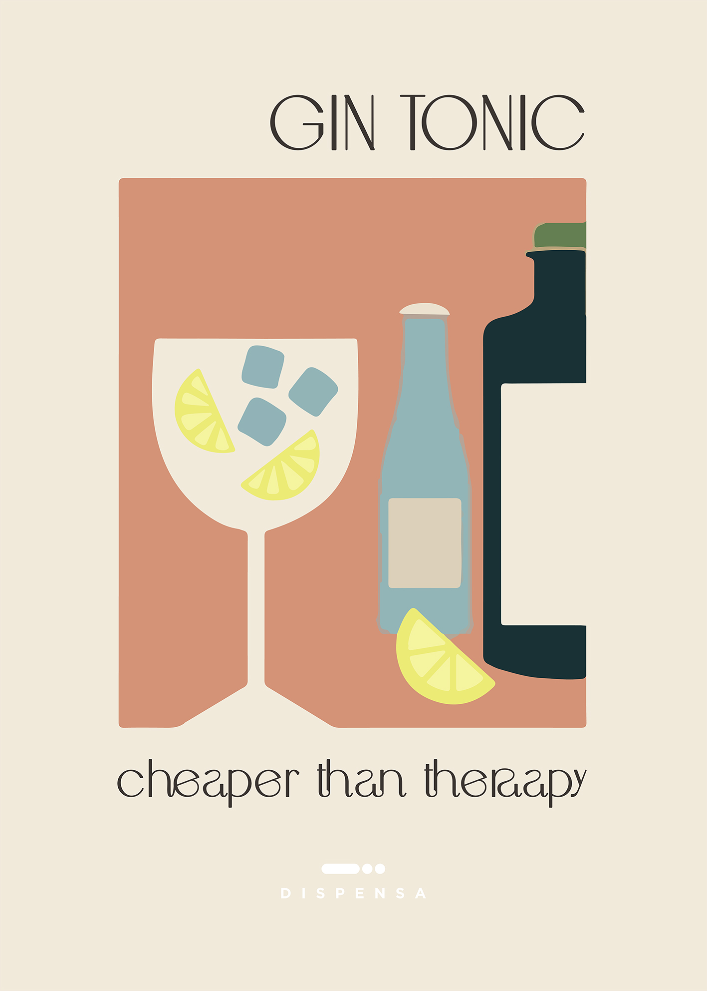 Poster - Gin Tonic Therapy