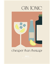 Poster - Gin Tonic Therapy