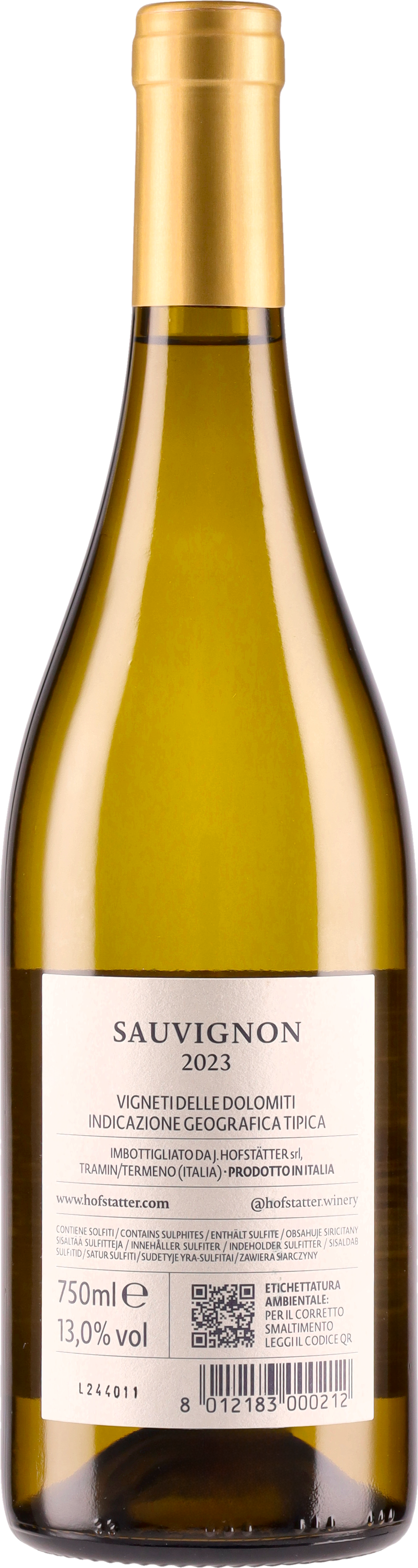 Sauvignon Vigneti delle Dolomiti IGT