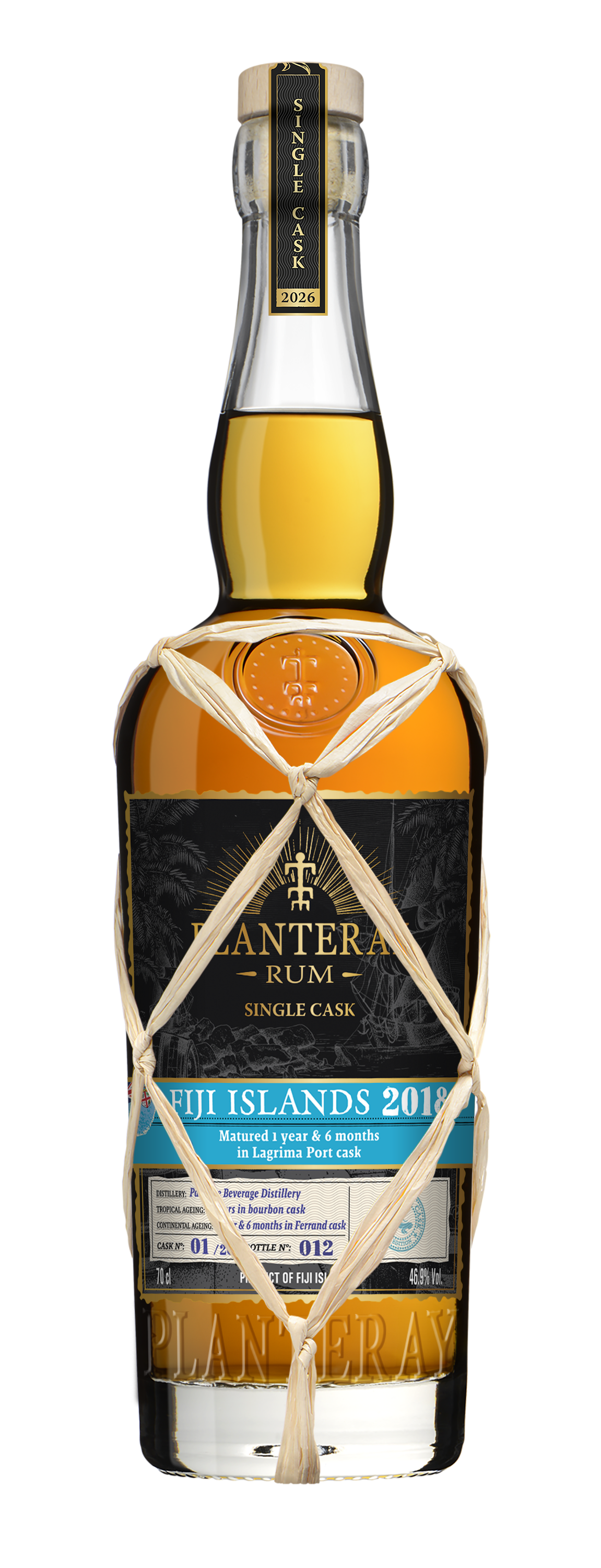 Rum Planteray Fiji 2018 Porto Lagrima Cask - CDC Selection